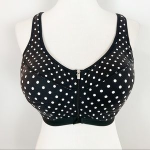 Victoria’s Secret Sport Polka Dot Zip Front Sports Bra